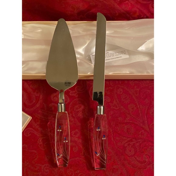 NIB Oleg Cassini Cake serving set Weddings, Holiday, special Dinners - Picture 1 of 7